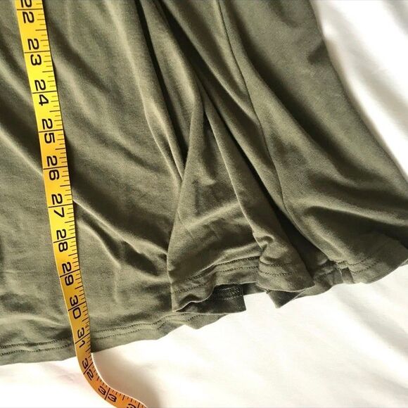 American Eagle AE Moss Khaki Green Soft & Sexy Swing Mini Dress Cutout XS - Picture 8 of 9